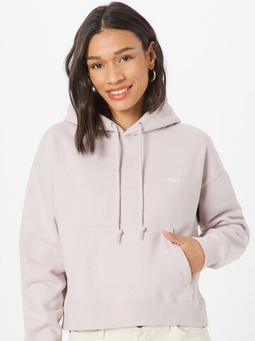 Obey Sweatshirt in Lila: voorkant