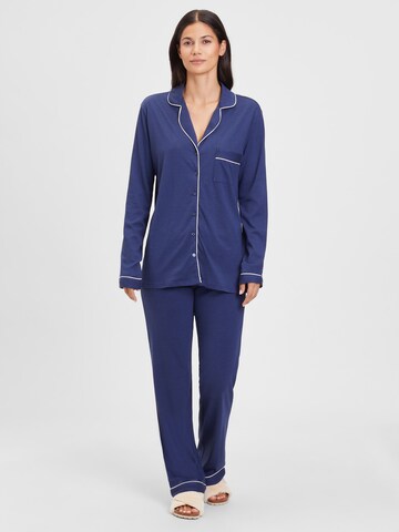 LASCANA Pyjama in Blau: Vorderseite