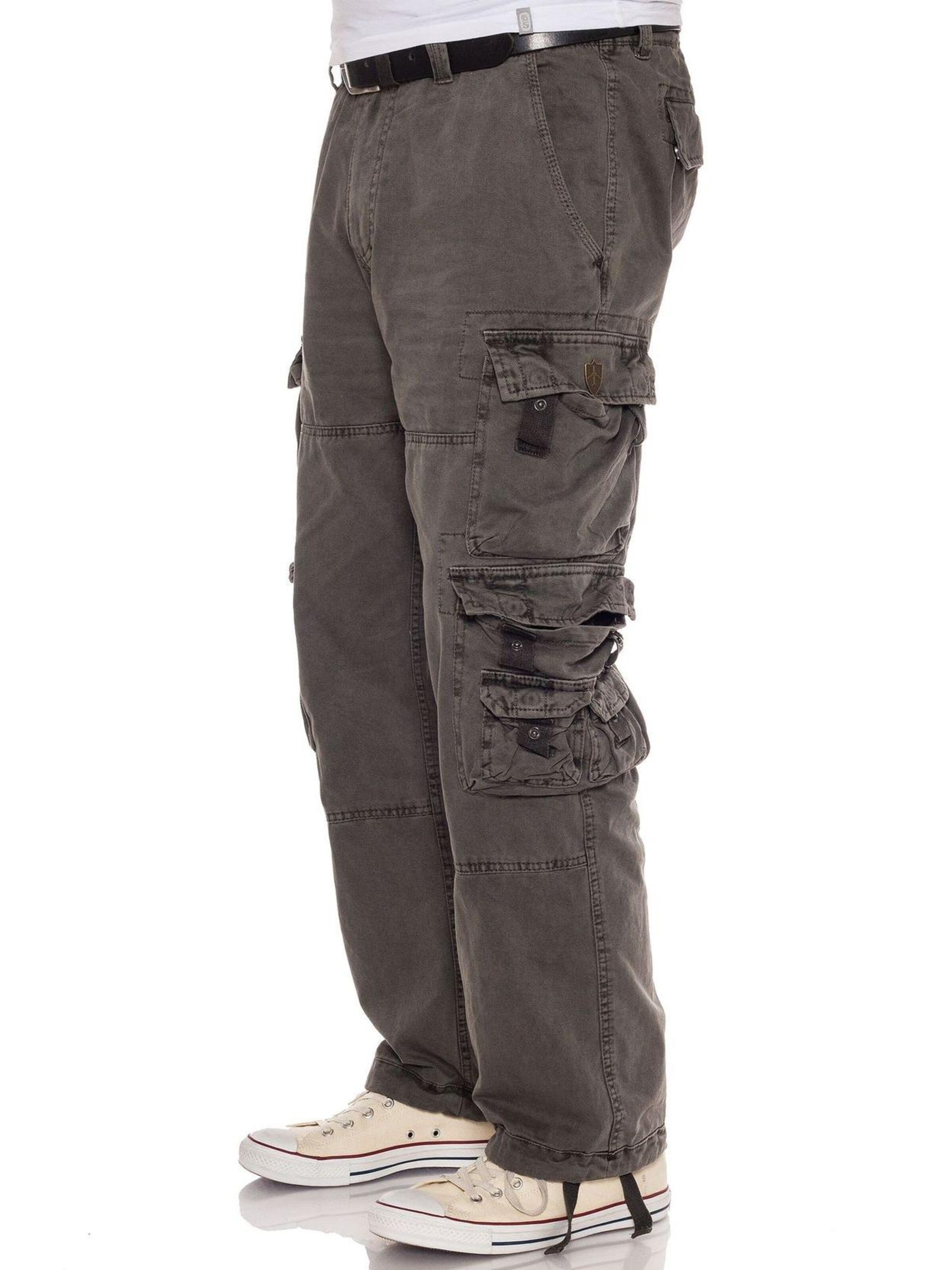 JETLAG Regular Cargohose‌‌‌‌‌‌ in Grau