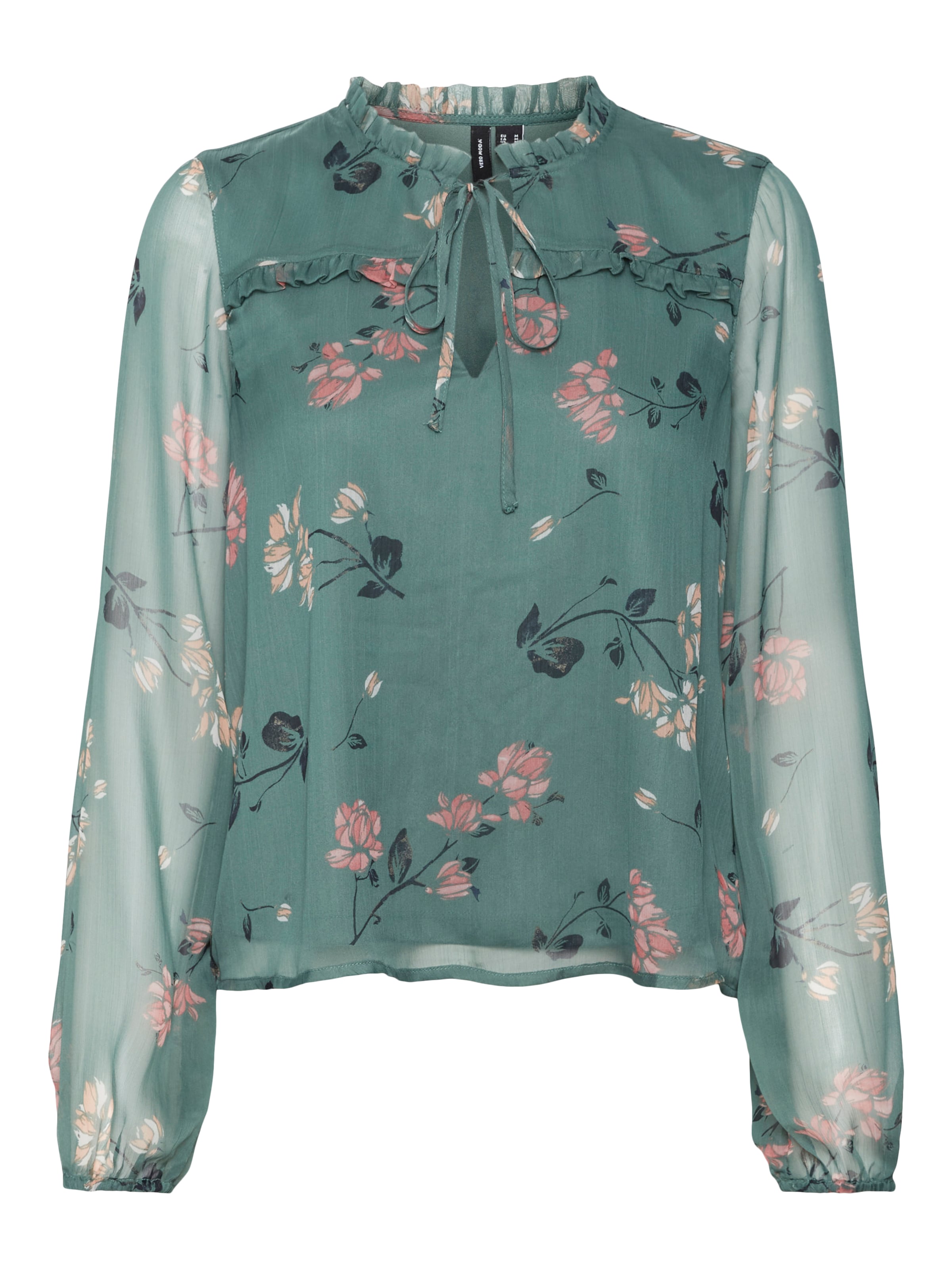 VERO MODA Halenka 'VMMilla' – zelená: přední strana