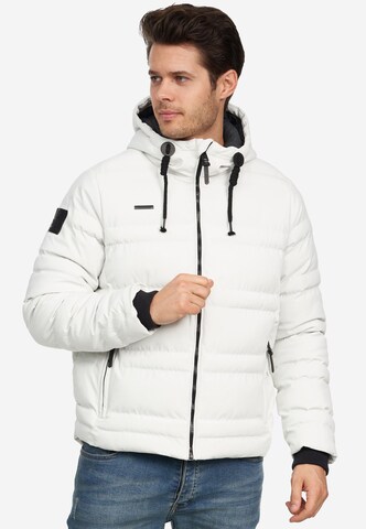 BRAVE SOUL Winter Jacket 'Bobbie' in White: front