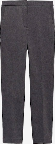 MANGO Slim fit Pants 'Cola' in Grey: front