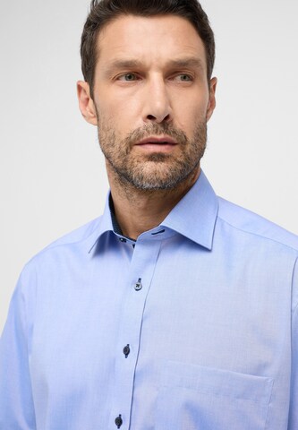 ETERNA Comfort fit Button Up Shirt in Blue