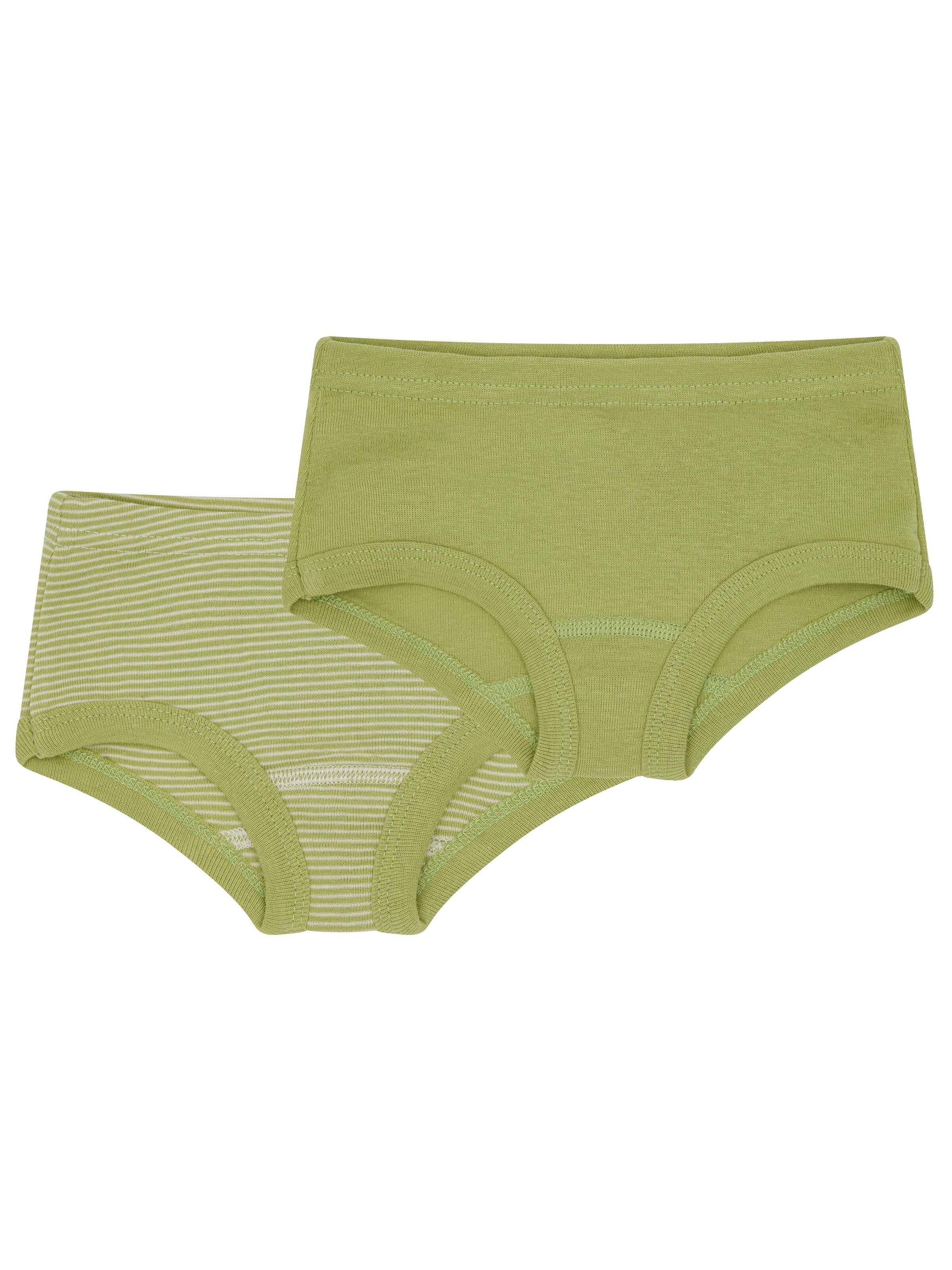 loud + proud Underpants in Green: front