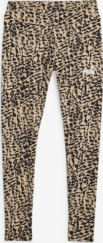 PUMA Workout Pants in Beige: front