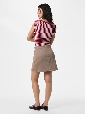 PIECES - Falda 'PCSalume' en gris