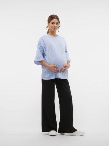 MAMALICIOUS Shirt 'MLNOLA LIA' in Blauw