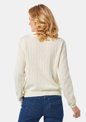Goldner Strickjacke in Beige