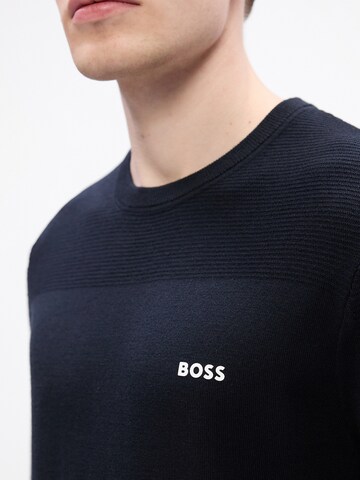 BOSS Pullover 'Momentum-X' in Blau