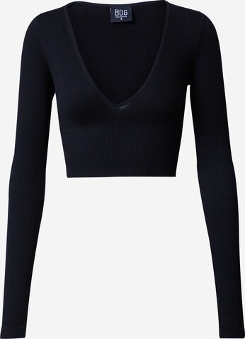 Top di BDG Urban Outfitters in nero: frontale