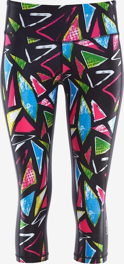 Winshape Pantalon de sport 'AEL210' en bleu clair / vert / rose / noir, Vue avec produit