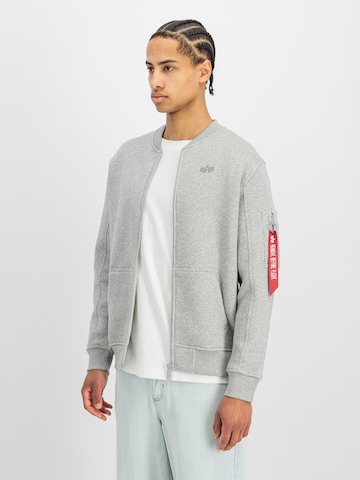 ALPHA INDUSTRIES Between-Season Jacket in Grey: front