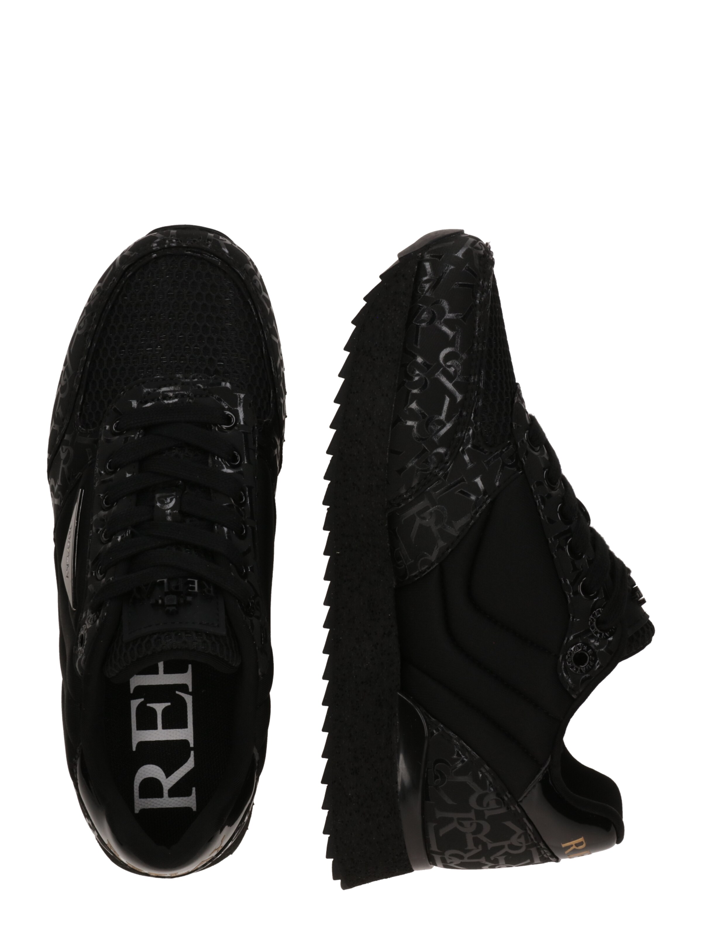 REPLAY Låg sneaker i svart