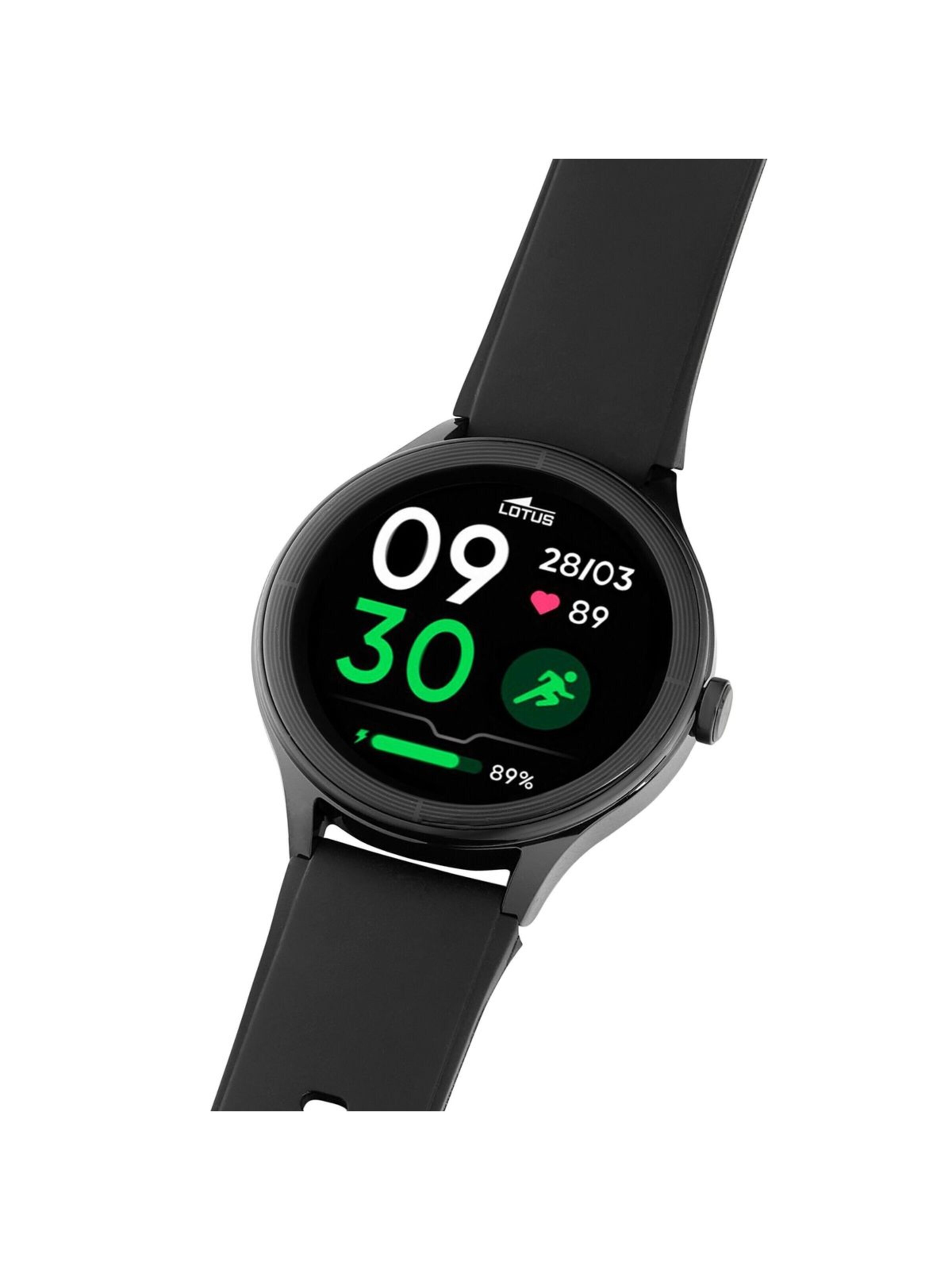 Montre digitale Lotus en noir