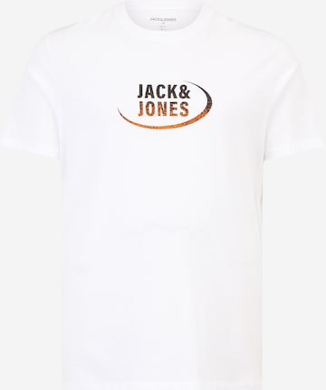 Jack & Jones Plus Shirt 'GRADIENT' in White: front