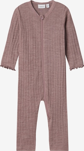 NAME IT Nachtkledij 'NBFWOSSA' in Lila: voorkant