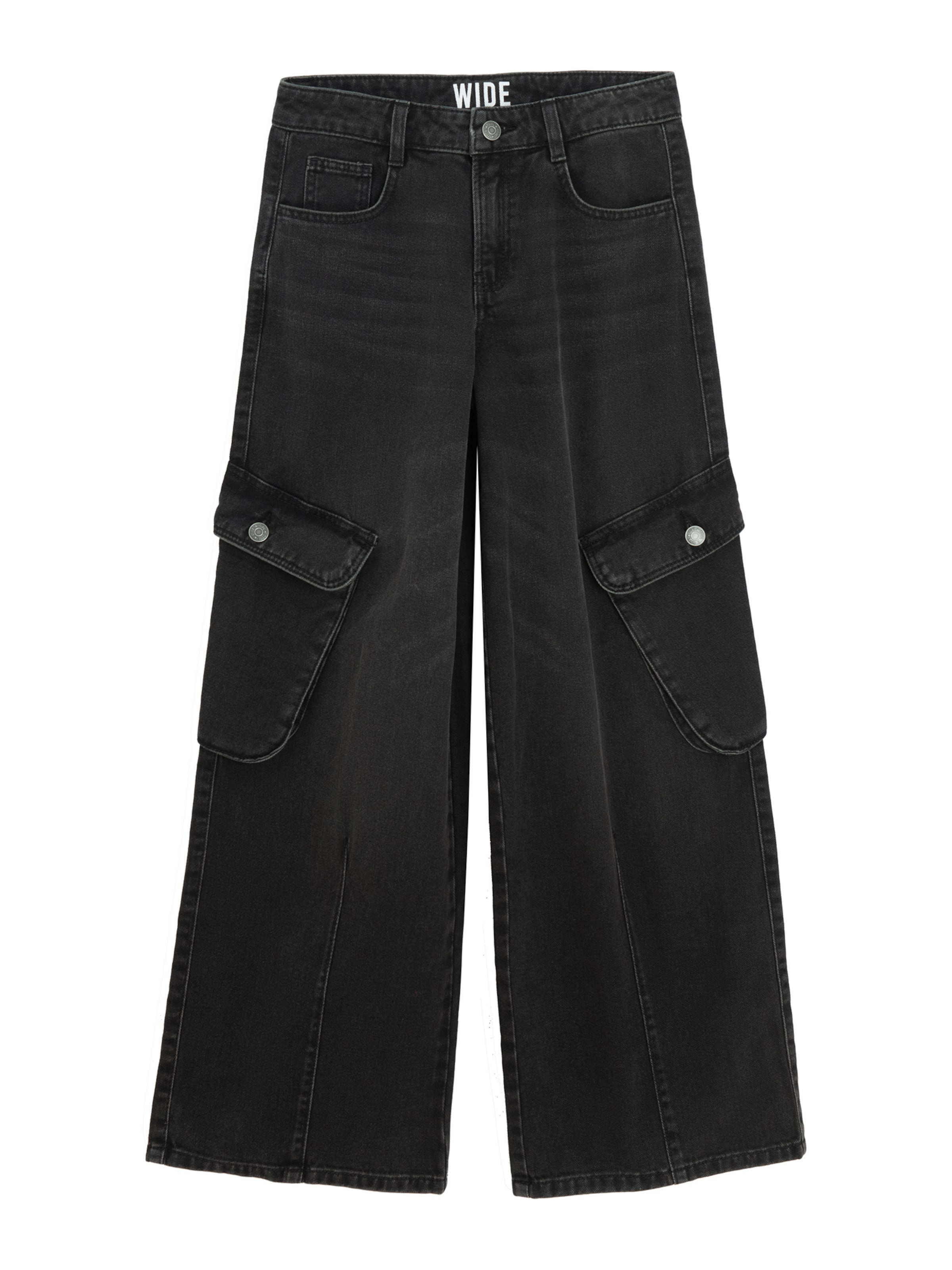 Cool Club Rozkloszowany krój Jeansy w kolorze czarny: przód