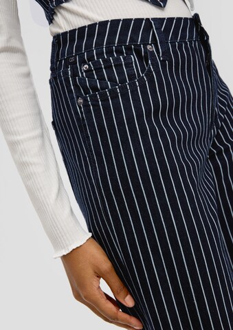 Wide Leg Pantalon QS en bleu