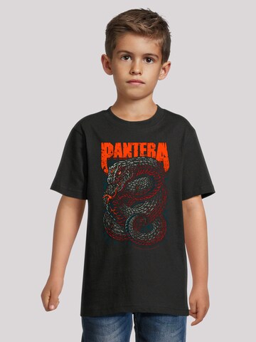 F4NT4STIC Shirt 'Pantera Venomous Snake' in Zwart: voorkant