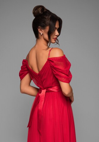 Robe de soirée 'Laila' Ombre en rouge