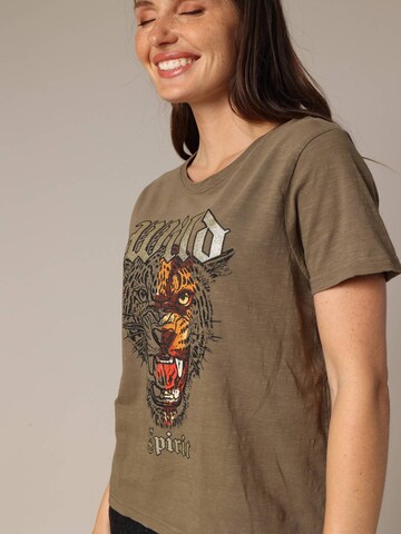 T-shirt 'Leona' Deeluxe en vert