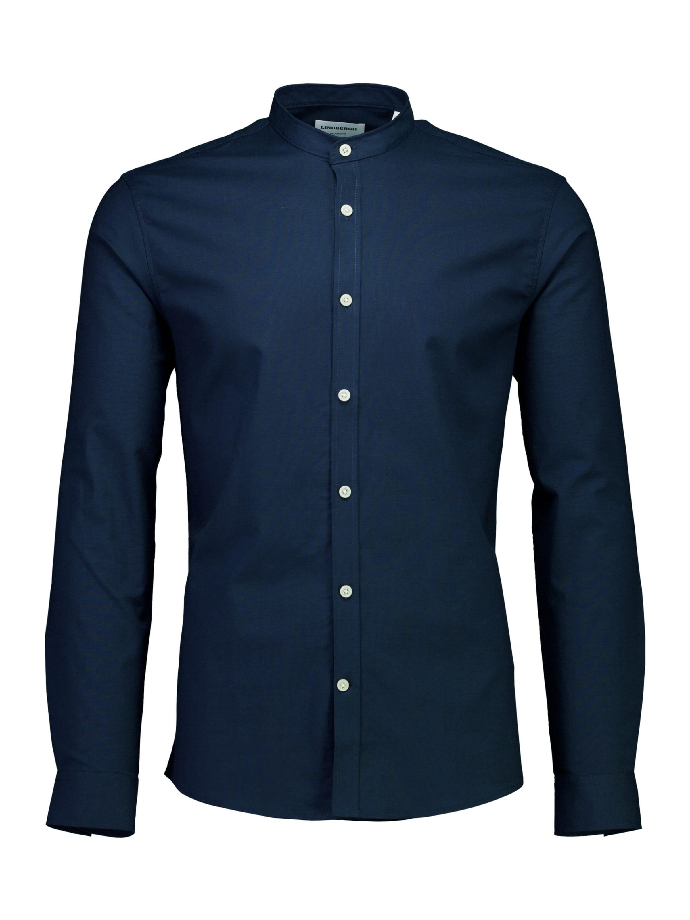Regular fit Camicia di Lindbergh in blu: frontale