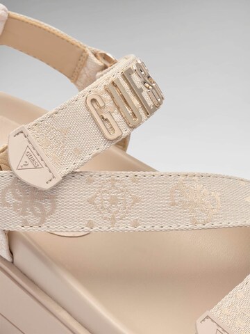 GUESS Sandals 'Fetta' in Beige