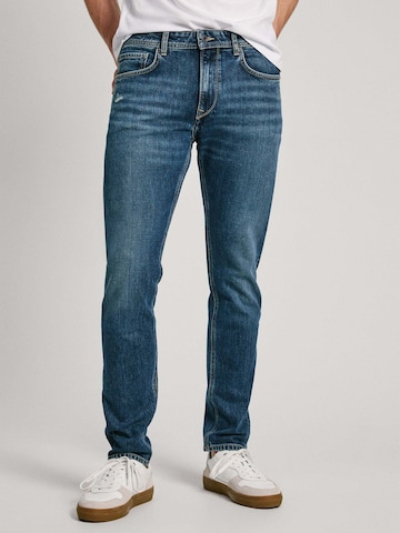 Pepe Jeans Tapered Jeans in Blau: Vorderseite