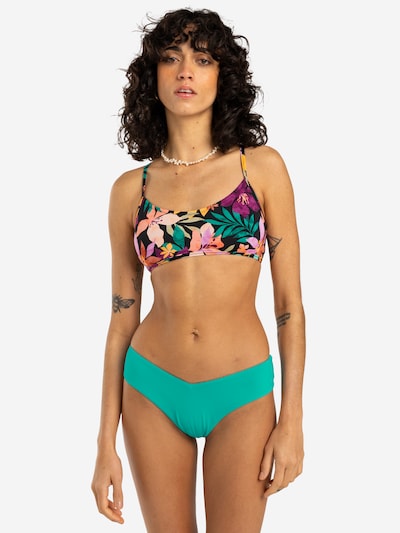 BILLABONG Bikinitop 'Sol Searcher' in gelb / petrol / rosa / schwarz, Produktansicht