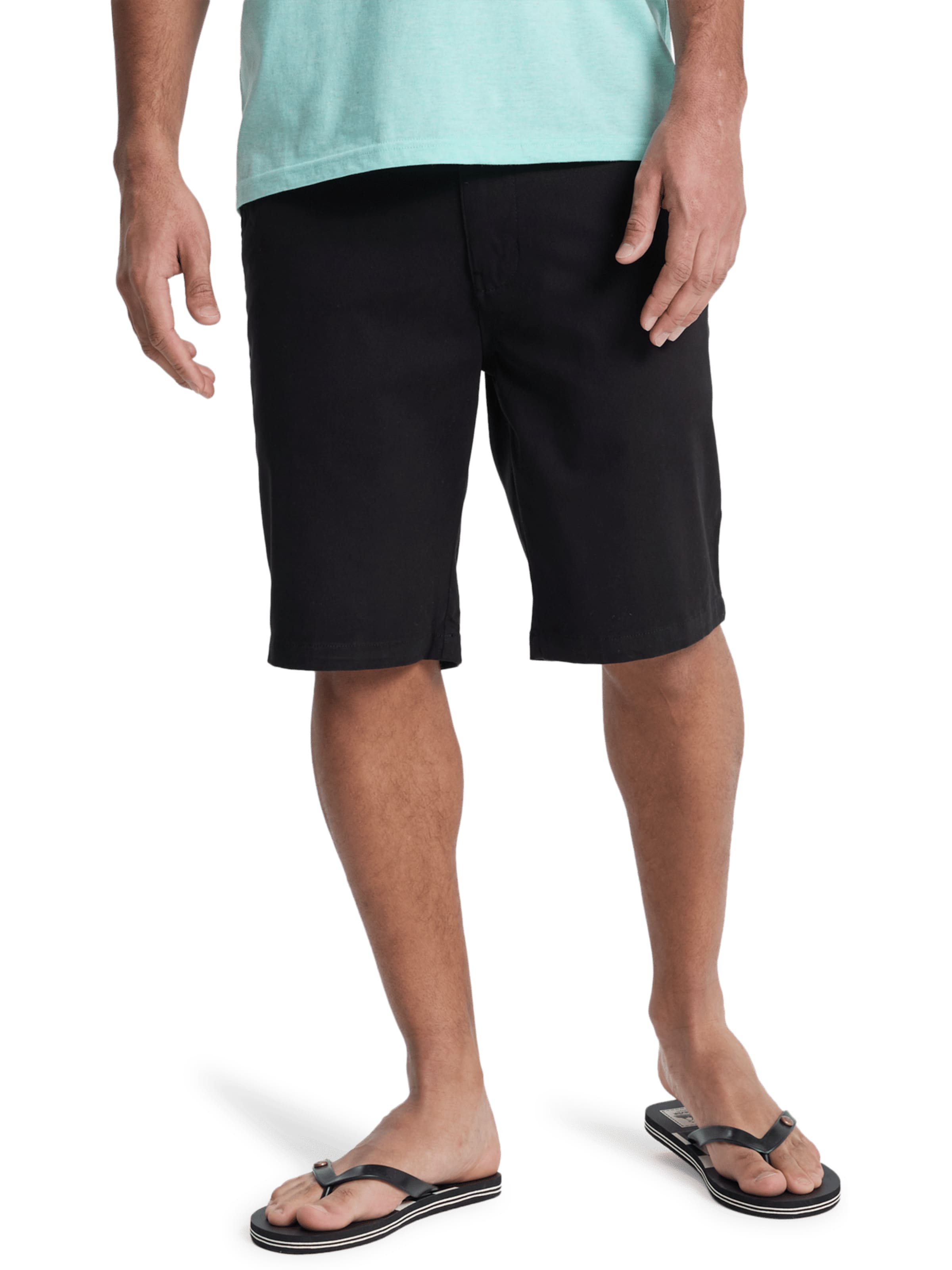 QUIKSILVER Regular Jeans 'Union Straight 20' in Black: front