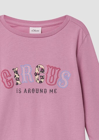 T-Shirt s.Oliver en rose