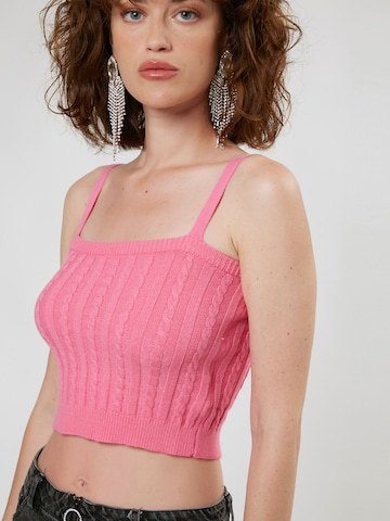 Influencer Top in Roze