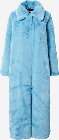 SOMETHINGNEW Přechodný kabát 'Mila' – modrá: přední strana