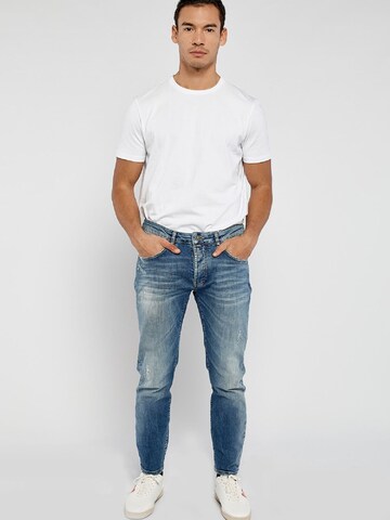 Goldgarn Slimfit Jeans in Blau