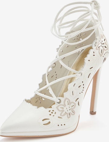 LASCANA Belle Affaire Pumps 'Belle Affaire' in Weiß: Vorderseite