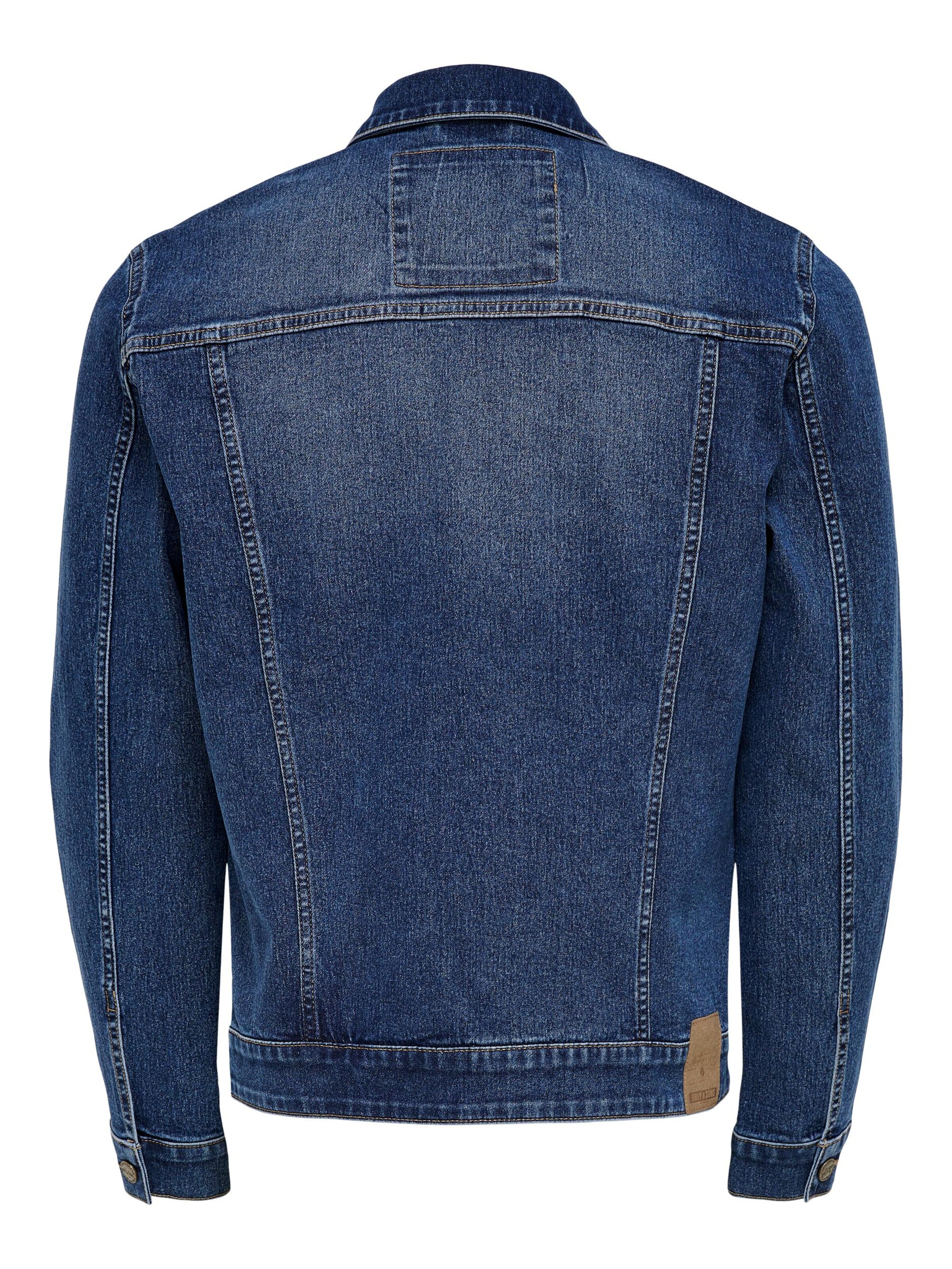 Männer Jacken Only & Sons Jacke 'Come' in Blau - WT34085 Männer Jacken Only & Sons Jacke 'Come' in Blau - WT34085