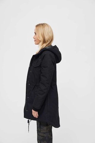 Brandit Between-seasons parka 'Marsh Lake' in Black