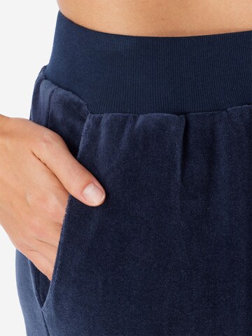 Pyjama ' Casual Velour ' SCHIESSER en bleu