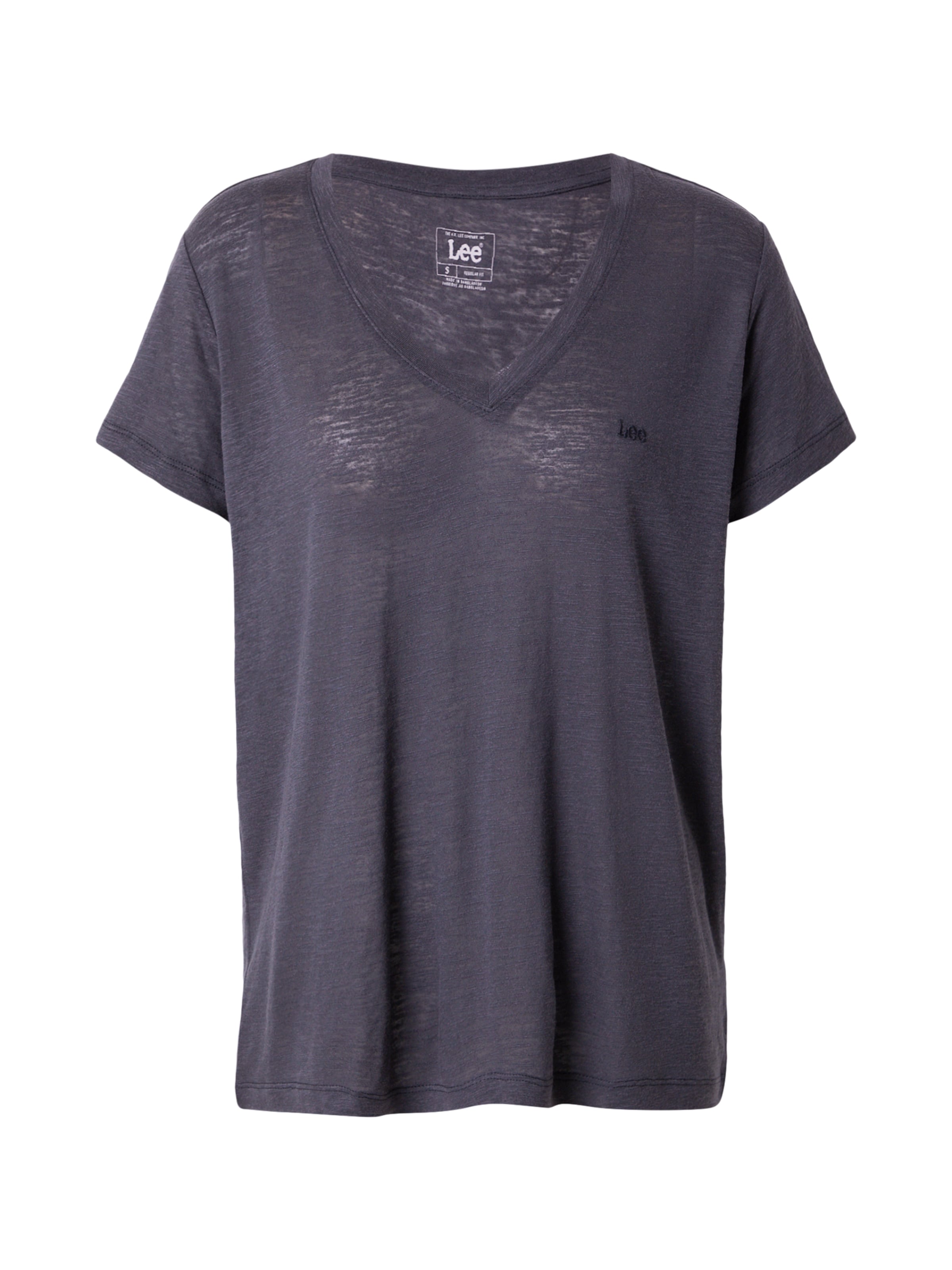 Lee T-Shirt in Schwarz: Vorderseite