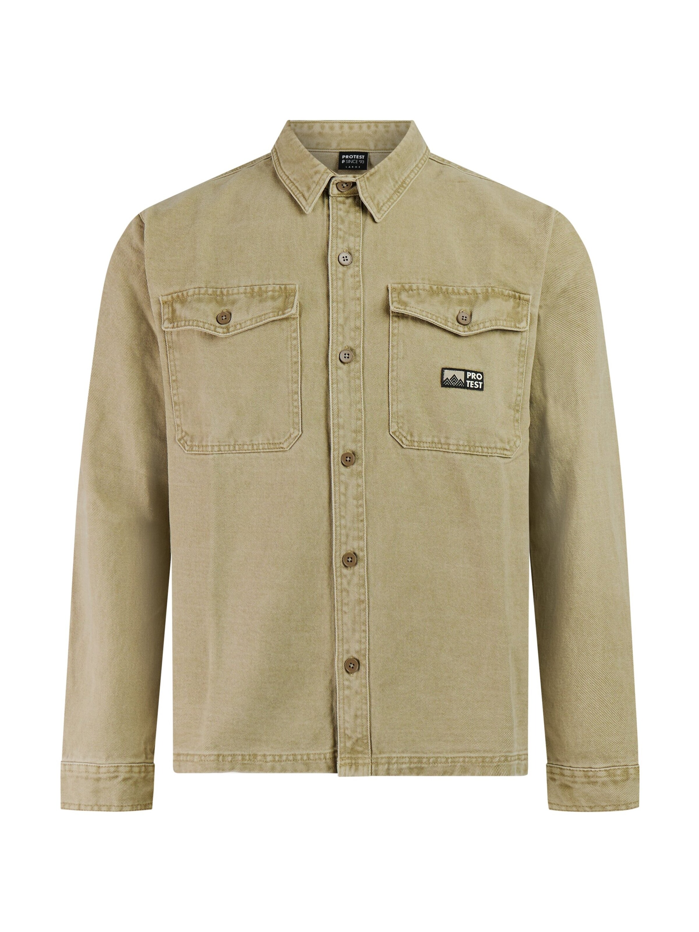 PROTEST Button Up Shirt 'PRTAdored' in Brown, Item view