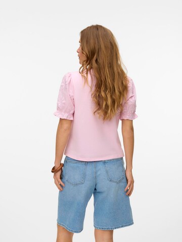 VERO MODA T-Shirt in Pink