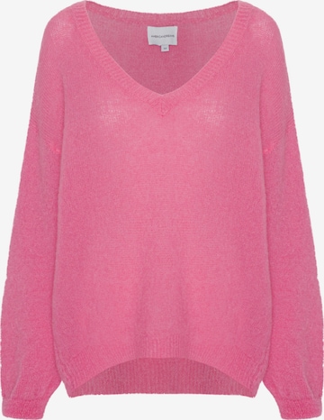 americandreams Oversizepullover 'Silja' in Pink: Vorderseite