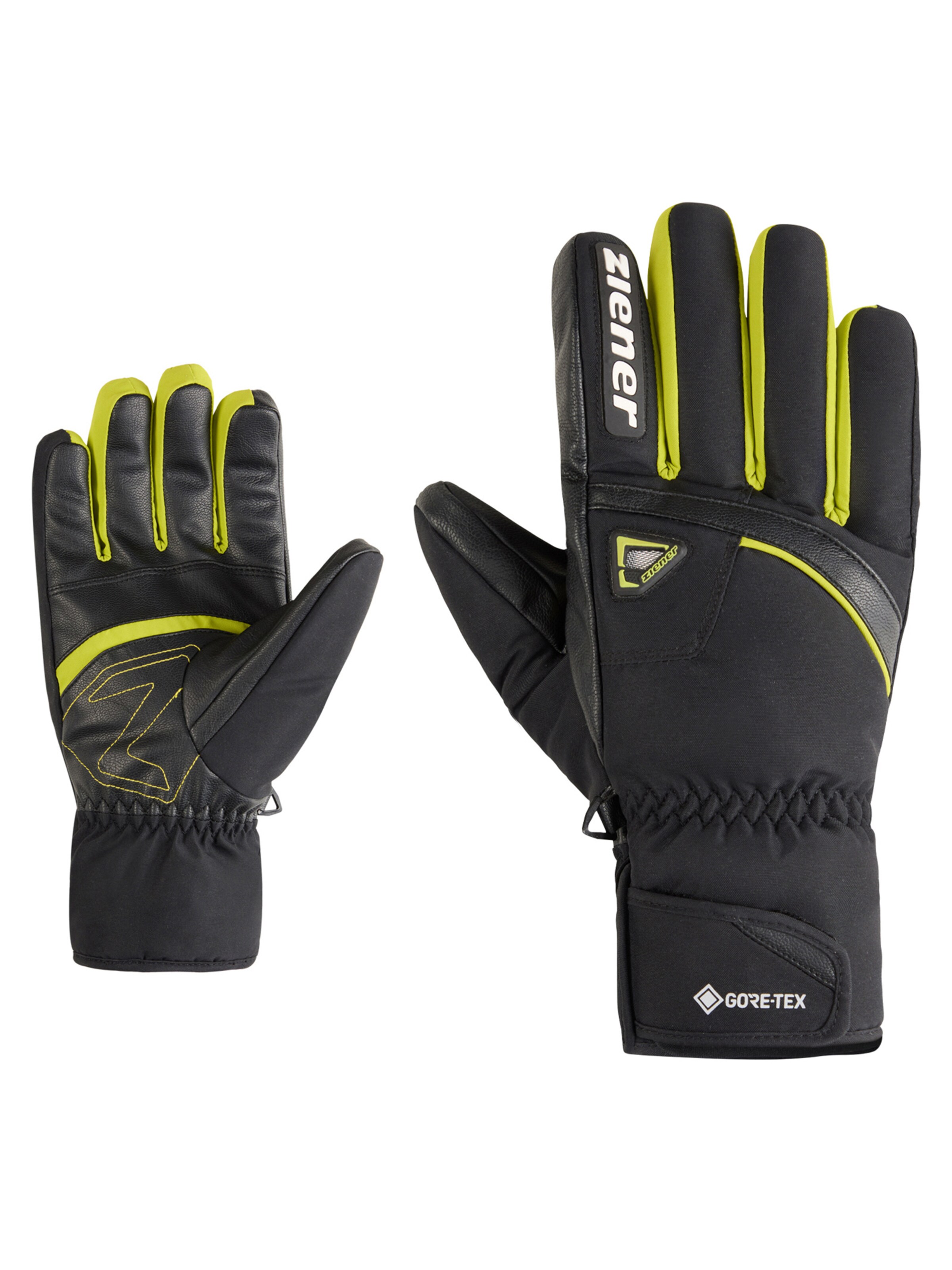 ZIENER Athletic Gloves 'Galiso' in Black: front