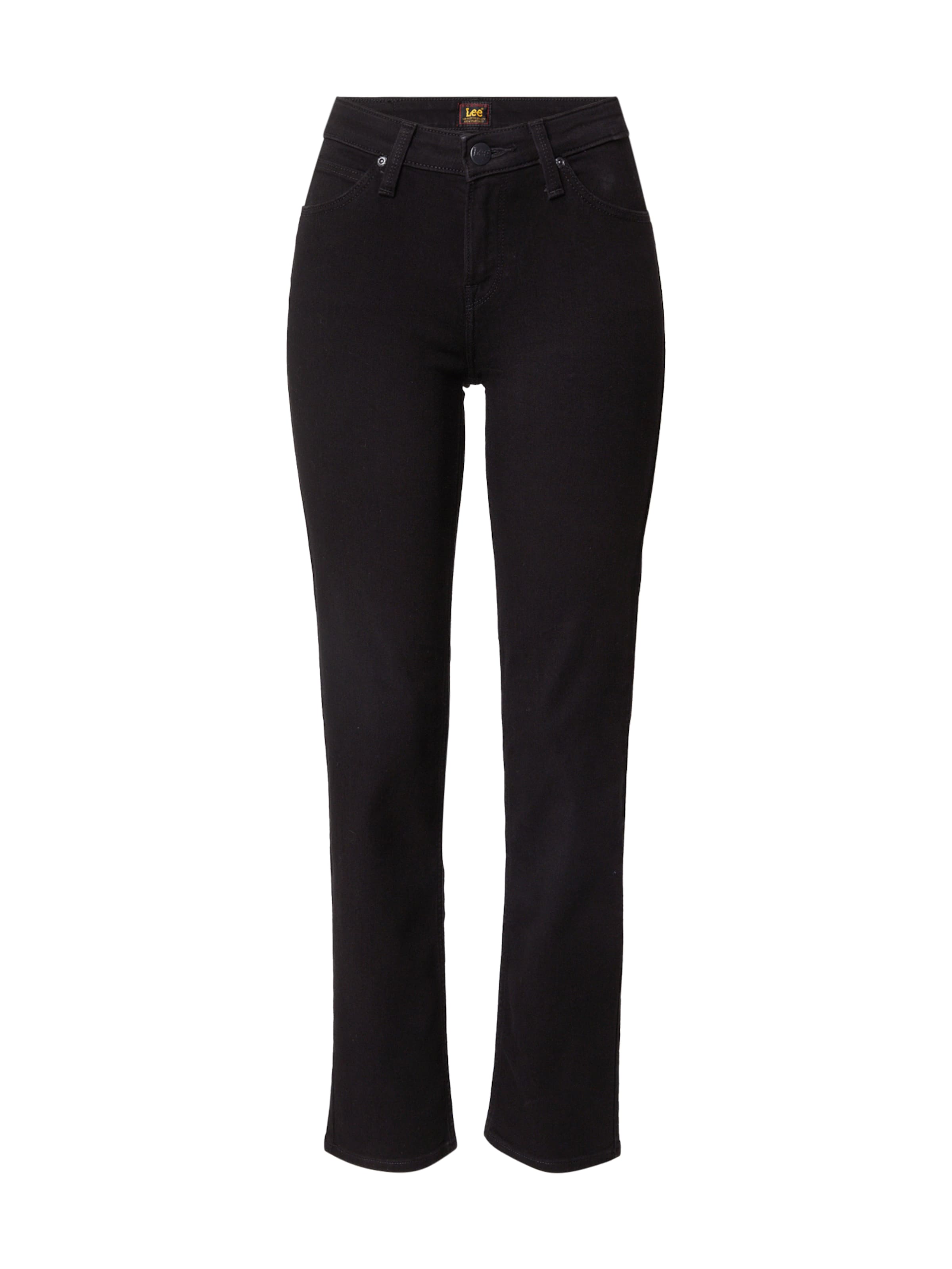 Lee Teksapüksid 'Marion', värv must: eest vaates