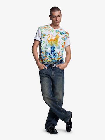 balts Desigual T-Krekls