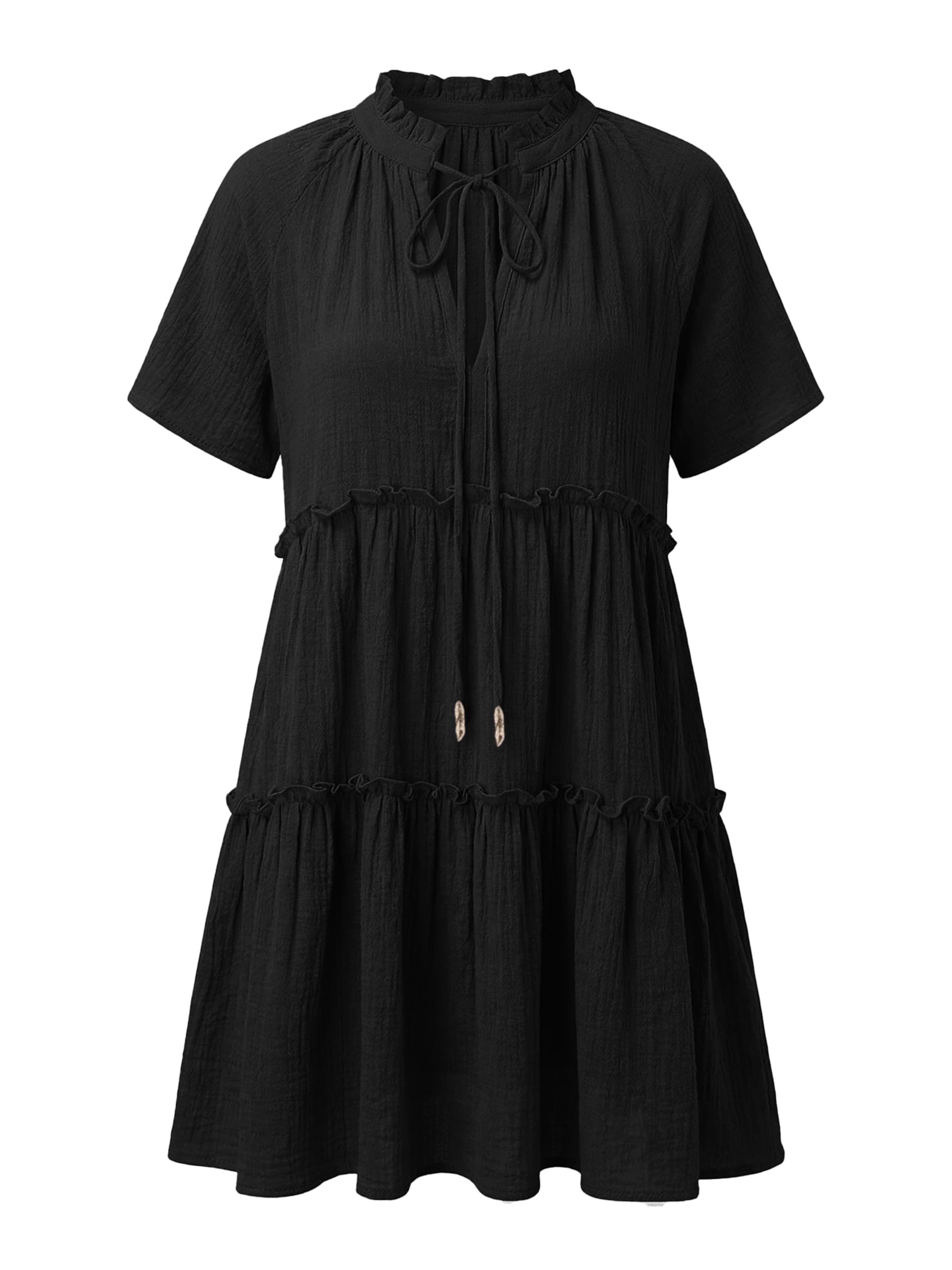 Imily Bela Kleid in Schwarz: Vorderseite