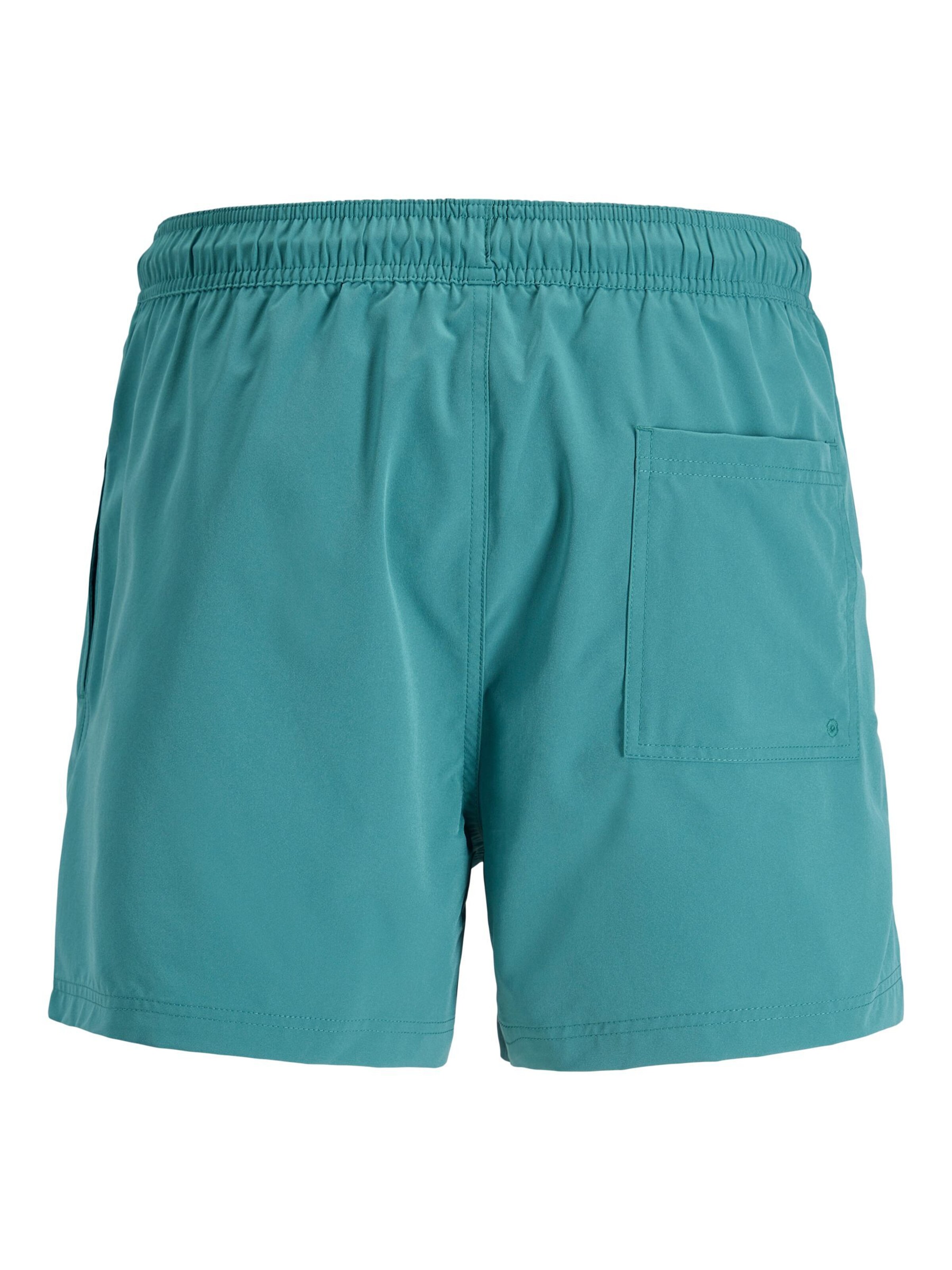 JACK & JONES Plavecké šortky 'JPSTMaui Tropic' – zelená