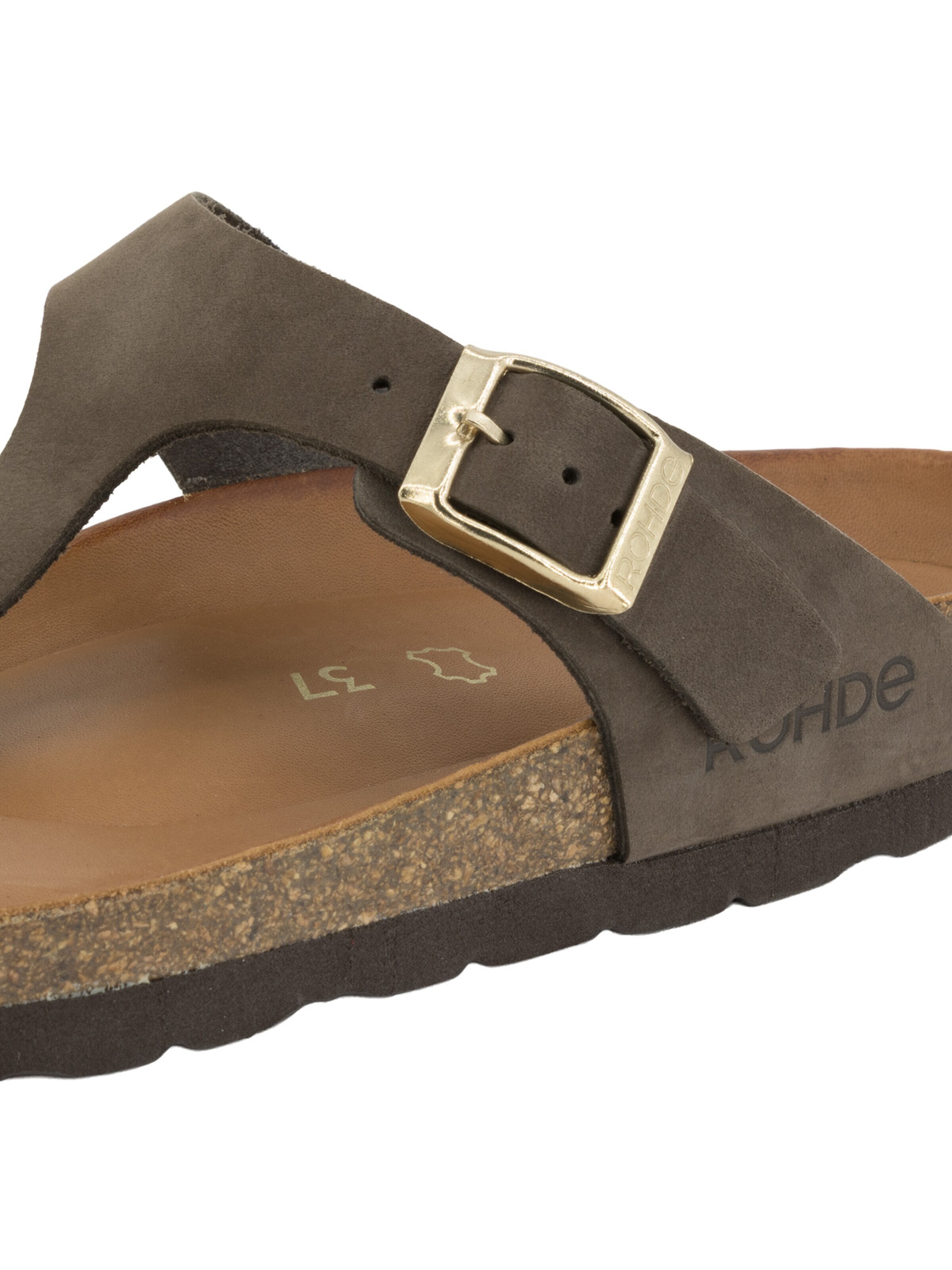 Tongs 'Alba' ROHDE en marron