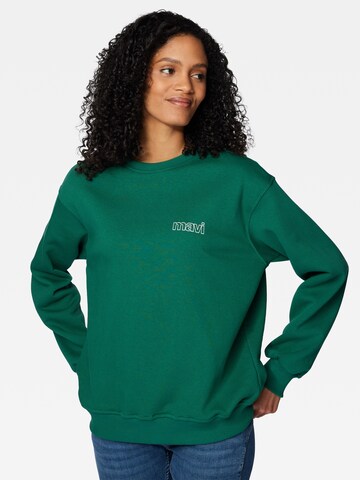 Mavi Sweatshirt in Green: front