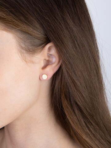 Boucles d'oreilles 'Annienor' Joanli Nor en or : devant